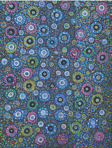 Zentrales Blau von Friedhard Meyer, Malerei kaufen auf Singulart