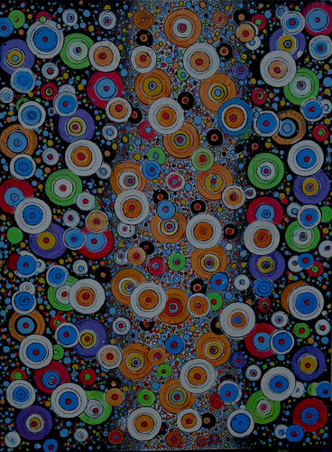 Zentrales Orange di Friedhard Meyer, Pittura in vendita su Singulart