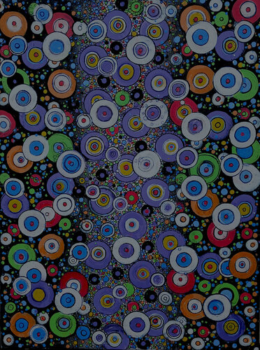 Zentrales Violett di Friedhard Meyer, Pittura in vendita su Singulart