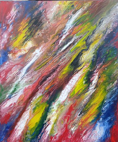 Verfließung 1 par Friedhard Meyer, Peinture en vente sur Singulart