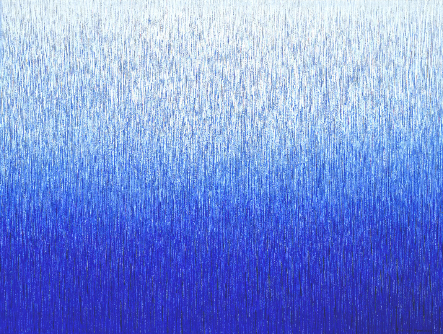Ein Diptychon aus Farbzone Ultramarin 11 und 12---> 240 x 160 cm Friedhard Meyer Originalgemälde zu verkaufen