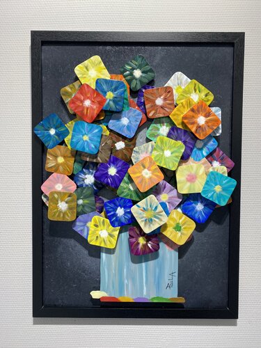 Mille Fleurs di PAUL Alain, Pittura in vendita su Singulart