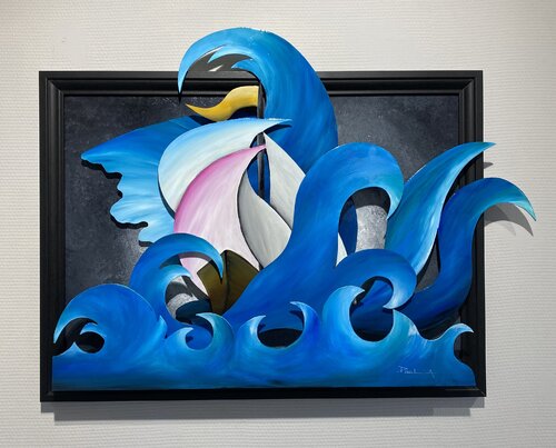 Vagues à lames von PAUL Alain, Malerei kaufen auf Singulart