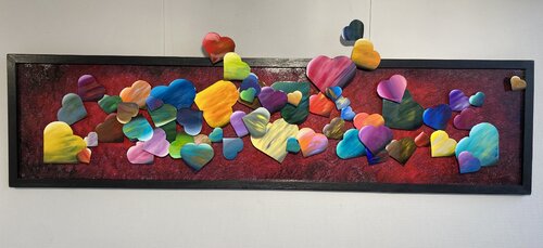 Coeurs Story di PAUL Alain, Pittura in vendita su Singulart