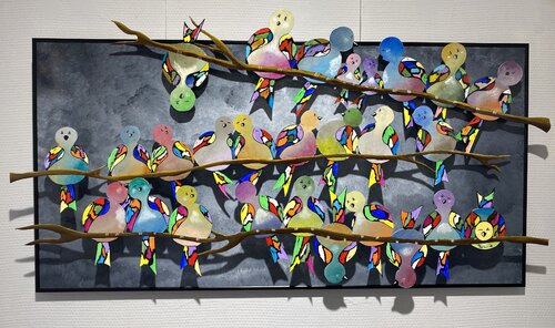 Les branchés di PAUL Alain, Pittura in vendita su Singulart