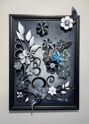 Fleurs de nuit di PAUL Alain, Pittura in vendita su Singulart