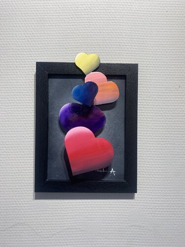 Plein coeurs van PAUL Alain, Schilderij te koop op Singulart