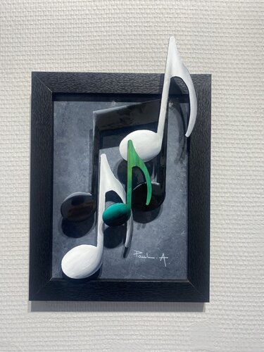 Silence joué by PAUL Alain, Painting for Sale on Singulart