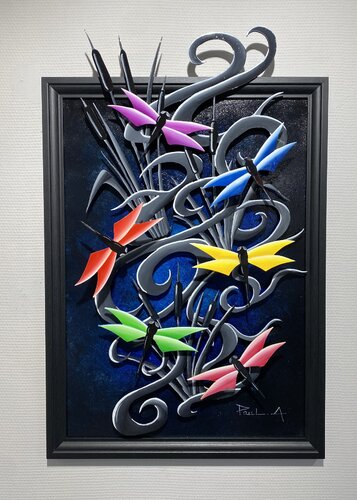 Dragonfly van PAUL Alain, Schilderij te koop op Singulart