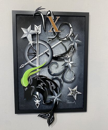 - X - (Capricorne) di PAUL Alain, Pittura in vendita su Singulart