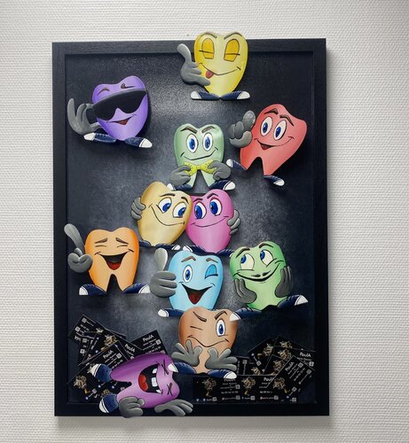 Les Dents-Pérignon van PAUL Alain, Schilderij te koop op Singulart