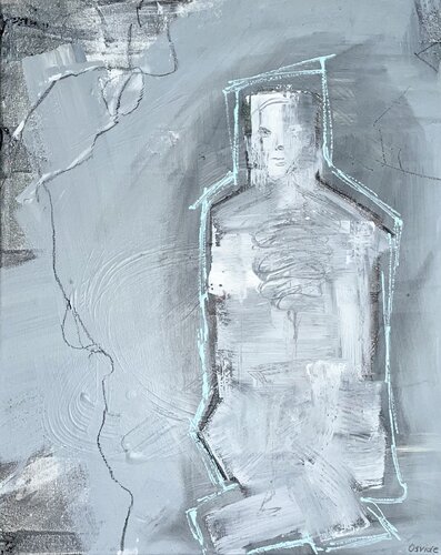 wet spider without a web de Alessa Kapp, Pintura a la venta en Singulart