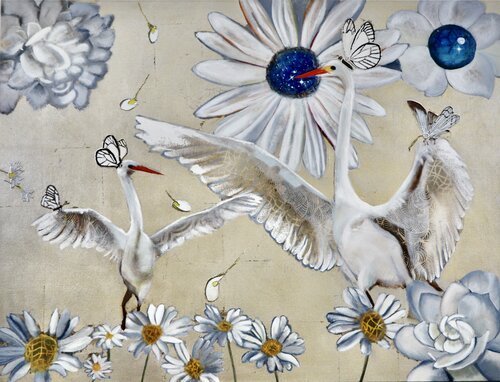 Celebrating Our Bond de Diana Jaffe, Pintura a la venta en Singulart