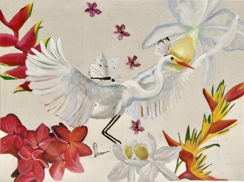 Aloha Wings by Diana Jaffe, Painting for Sale on Singulart