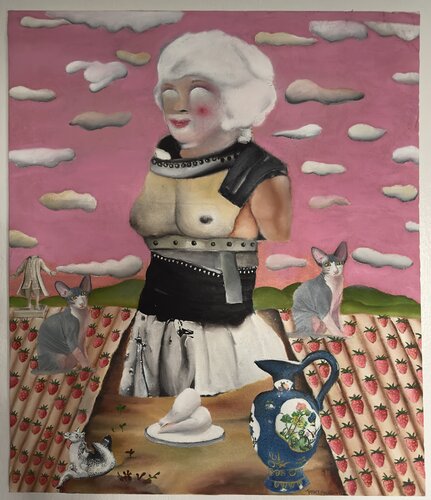 The Pretty Girl di Tommy Knudson, Pittura in vendita su Singulart