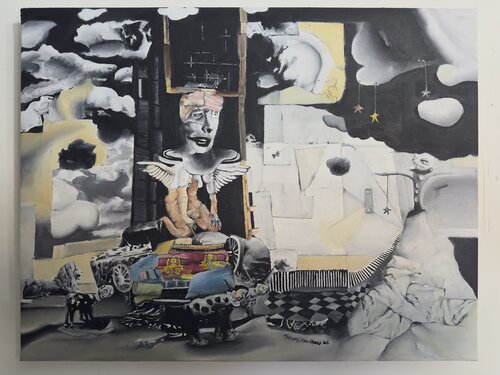 Angel Baby par Tommy Knudson, Peinture en vente sur Singulart