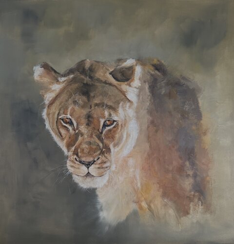 Spirit of the Savannah von Petra Wetzig, Malerei kaufen auf Singulart