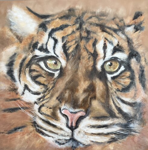 Tiger’s Soul von Petra Wetzig, Malerei kaufen auf Singulart