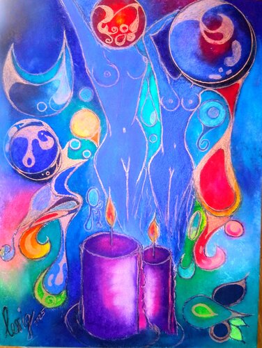 Rauch Gespinst von Sylvia Lessig, Malerei kaufen auf Singulart