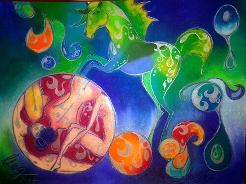 Unterwerfung von Sylvia Lessig, Malerei kaufen auf Singulart