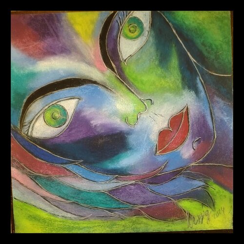 Eisblick von Sylvia Lessig, Malerei kaufen auf Singulart