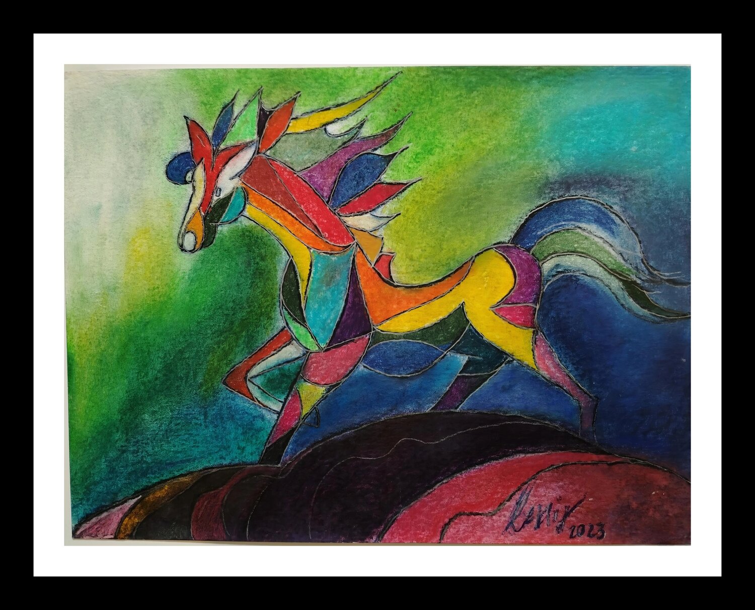 Aufbruch Sylvia Lessig Origineel schilderij te koop