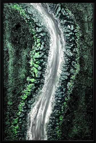 Flowing Nature ( Glaskunst ) van Carolin Zibulka, Andere media te koop op Singulart