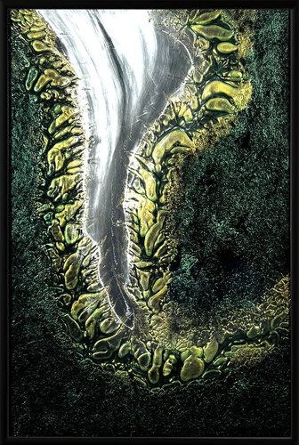 Mystic Forest ( Glaskunst ) di Carolin Zibulka, Altri media in vendita su Singulart