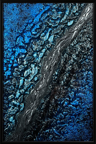 Blue Abyss ( Glaskunst ) von Carolin Zibulka, Andere Medien kaufen auf Singulart