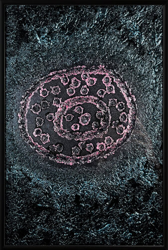 Metal Whorl ( Glaskunst ) di Carolin Zibulka, Altri media in vendita su Singulart