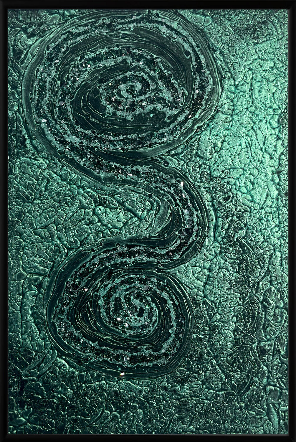 Emerald Vortex ( Glaskunst ) Carolin Zibulka