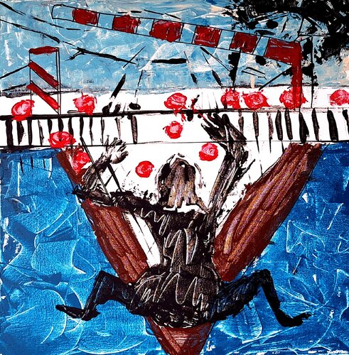 Der Sprung van Carola Weber, Schilderij te koop op Singulart