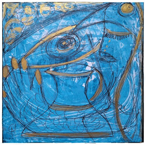 Nicht weniger van Carola Weber, Schilderij te koop op Singulart