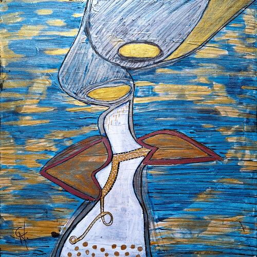 Blessing van Carola Weber, Schilderij te koop op Singulart