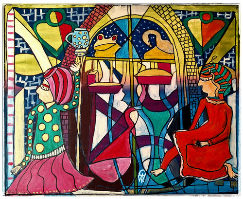 November Märchen van Carola Weber, Schilderij te koop op Singulart