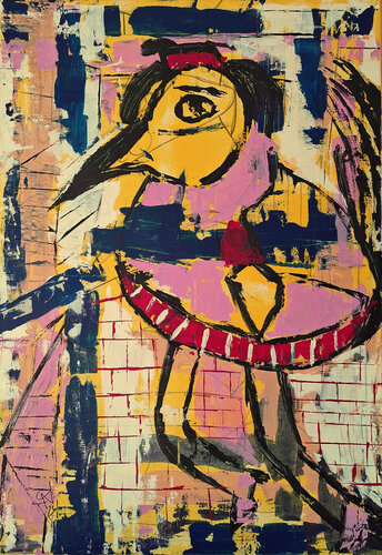 Acrophobia by Carola Weber, Painting for Sale on Singulart
