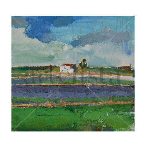 White house in Albufera van Natalia Basil, Schilderij te koop op Singulart