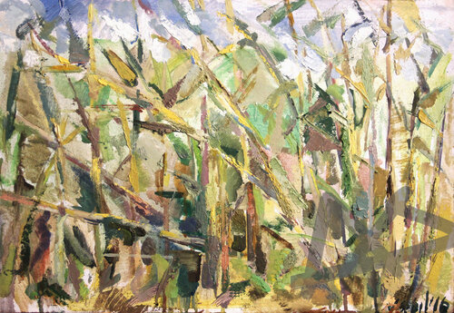 Bamboo van Natalia Basil, Schilderij te koop op Singulart