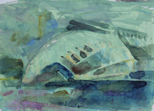 City of Arts and Sciences of Valencia, Spain von Natalia Basil, Malerei kaufen auf Singulart