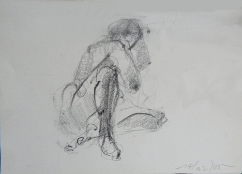 Modelo Nº28 by Natalia Basil, Drawing for Sale on Singulart