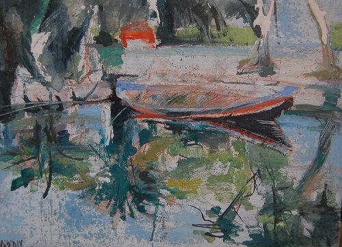 Boat in Albufera. Valencia, Spain Natalia Basil