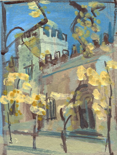 La Lonja. Valencia , Spain van Natalia Basil, Schilderij te koop op Singulart