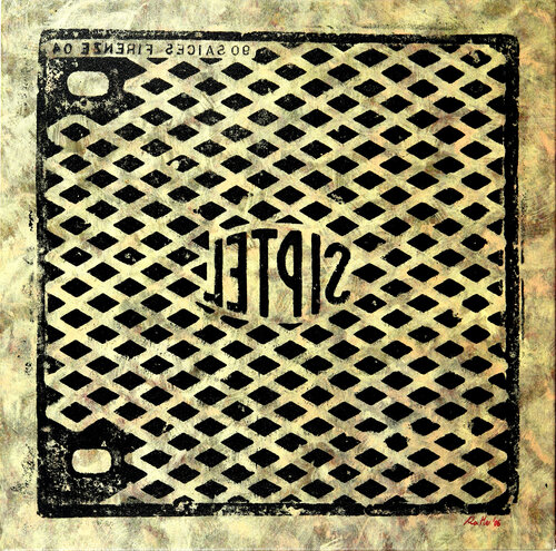 Quadrato Siptel di Federica Marini, Stampa in vendita su Singulart