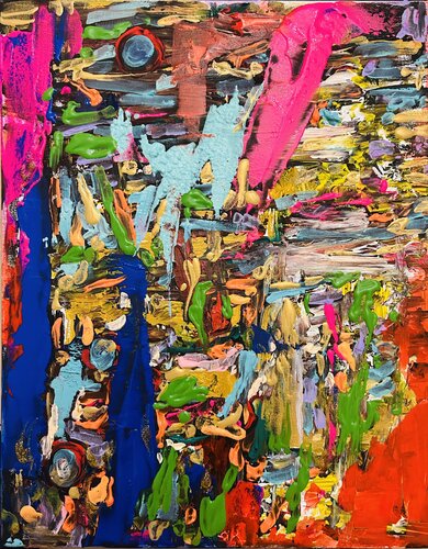Choc avec l’âme by Tsia Tskhovrebashvili, Painting for Sale on Singulart