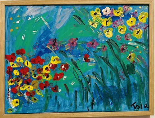 Silence by Tsia Tskhovrebashvili, Painting for Sale on Singulart
