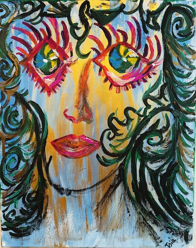 Captif de la Terre di Tsia Tskhovrebashvili, Pittura in vendita su Singulart