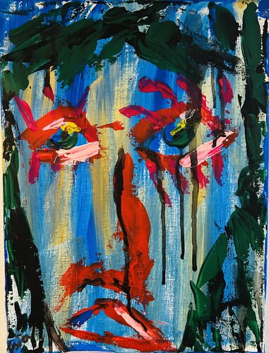 Silent Scream van Tsia Tskhovrebashvili, Schilderij te koop op Singulart