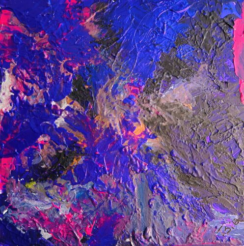 Lavender Kiss de Tsia Tskhovrebashvili, Pintura a la venta en Singulart