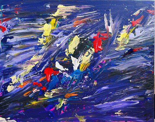The Aperito Code II by Tsia Tskhovrebashvili, Painting for Sale on Singulart