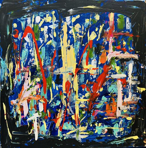 La murmure cache by Tsia Tskhovrebashvili, Painting for Sale on Singulart